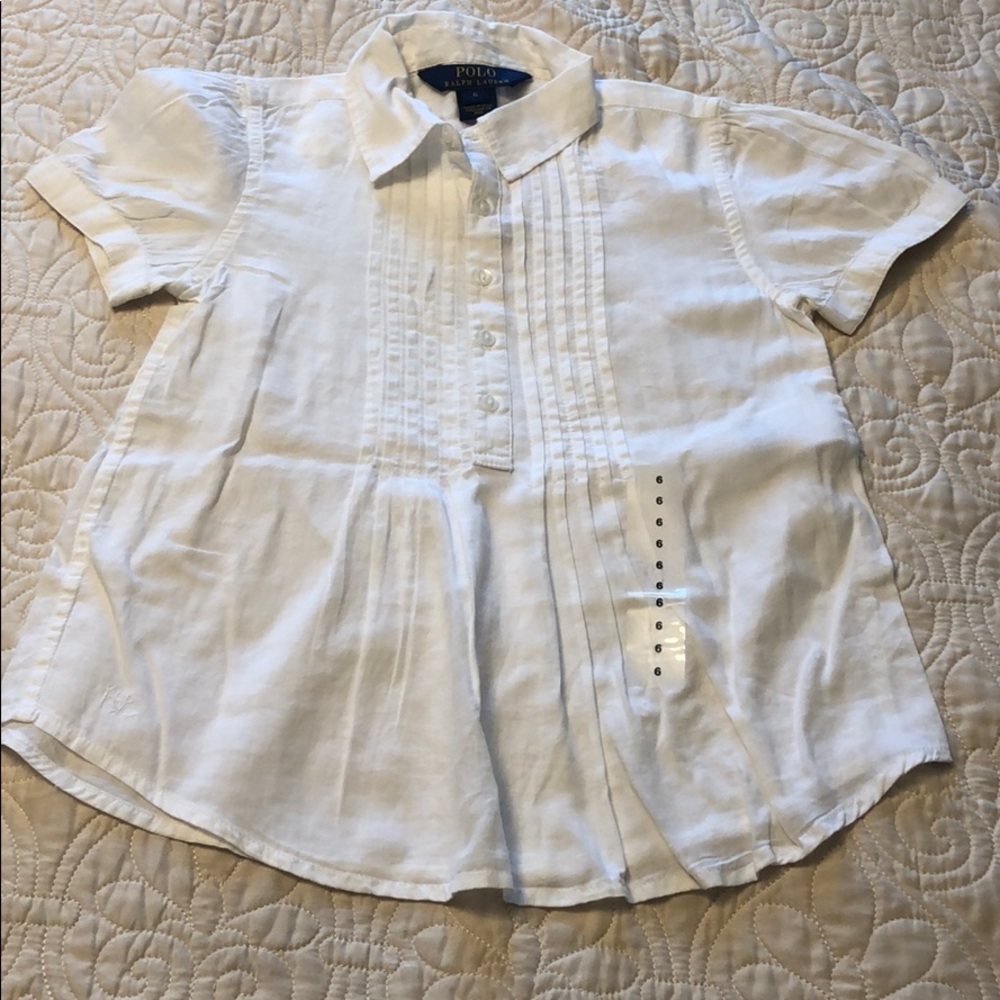NWT Ralph Lauren shirt - size 6